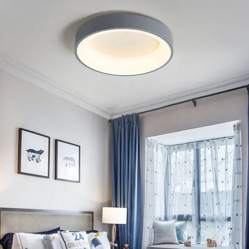 Aeris Nordic Round LED Ceiling Light For Warm Ambient Lighting | Temsk
