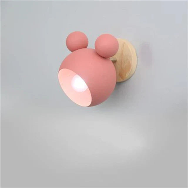 ToonGlow Inspired By Mickey Mouse Kid Room Wall Light | Temsk