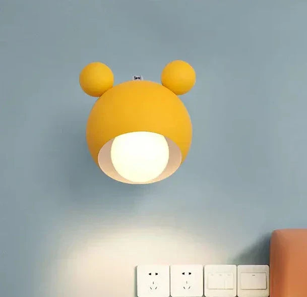 ToonGlow Inspired By Mickey Mouse Kid Room Wall Light | Temsk