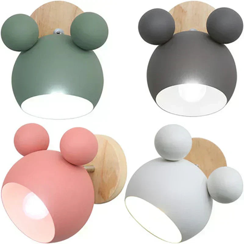 ToonGlow Inspired By Mickey Mouse Kid Room Wall Light | Temsk