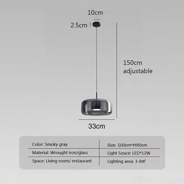 NovaLume Glass Lamp With Minimalist Look For A Timeless Atmosphere | Temsk
