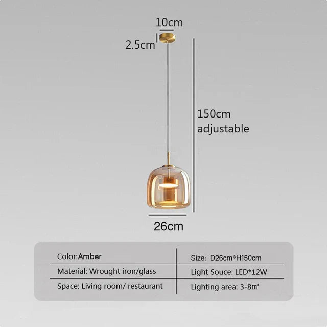 NovaLume Glass Lamp With Minimalist Look For A Timeless Atmosphere | Temsk