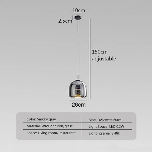 NovaLume Glass Lamp With Minimalist Look For A Timeless Atmosphere | Temsk