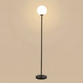 Globe Floor Lamp in Metal and Glass, Nordic Style, 60 Inches Tall | Temsk