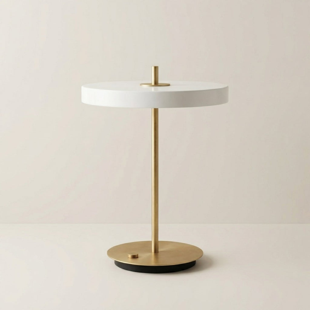Nordic Style LED Table Lamp With Wood Base And Adjustable Brightness, 15 In | Temsk
