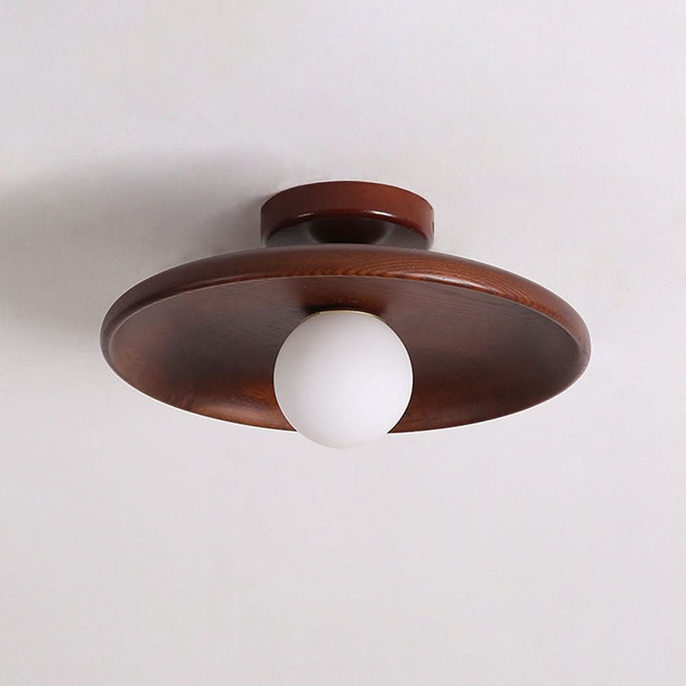 LumaNest Wood Design Ceiling Lamp In Minimalist Scandinavian Style | Temsk