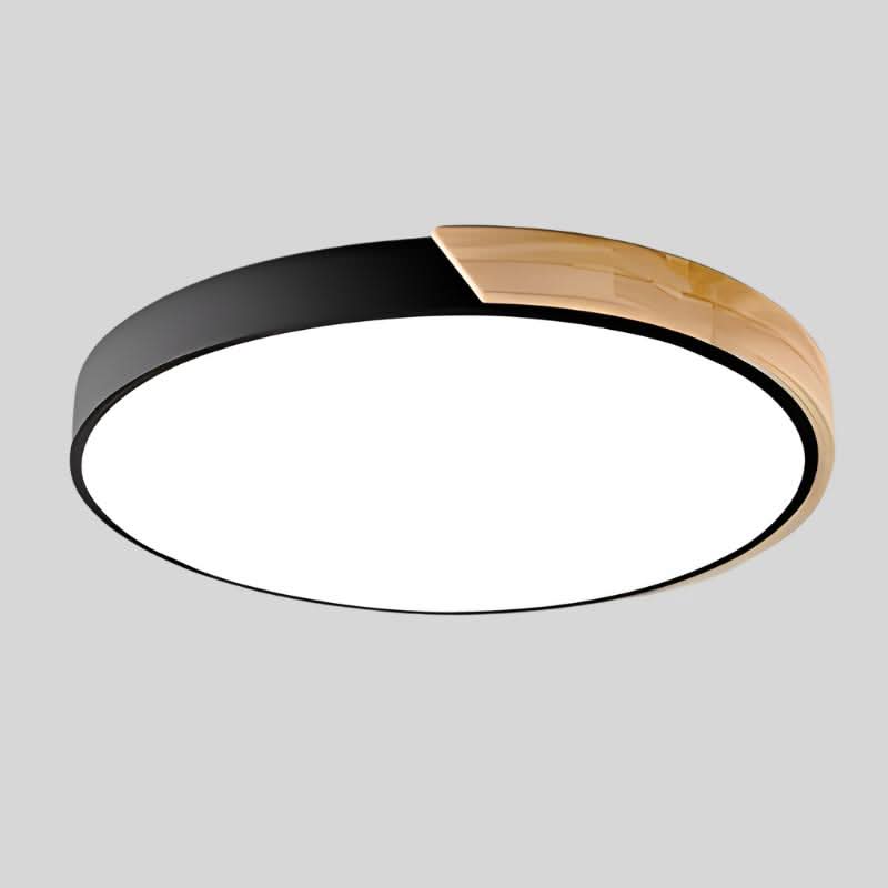 Meringue Glow Nordic Wood LED Ceiling Light For Cozy Living Ambience | Temsk