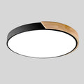 Meringue Glow Nordic Wood LED Ceiling Light For Cozy Living Ambience | Temsk