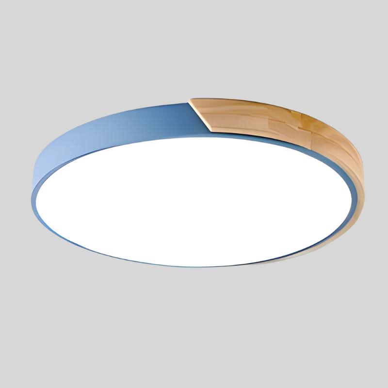 Meringue Glow Nordic Wood LED Ceiling Light For Cozy Living Ambience | Temsk