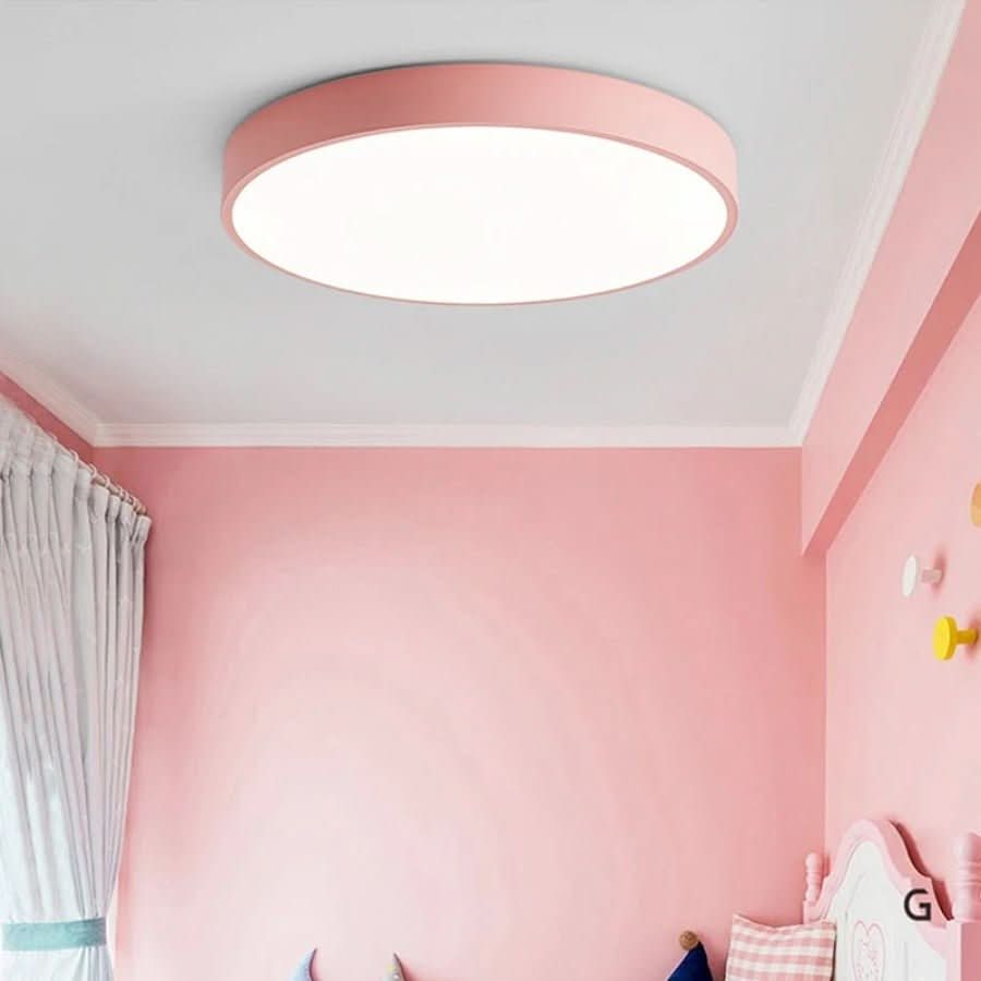 Meringue Glow Nordic Wood LED Ceiling Light For Cozy Living Ambience | Temsk