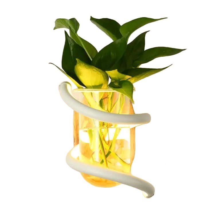 FloraGlow LED Wall Vase Lamp With Nordic Design For Outdoor Areas | Temsk