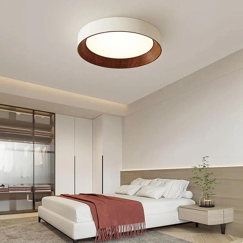 Lumenara Crest Contemporary Ceiling Light With Acrylic Shade | Temsk