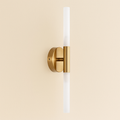 Aurea Slim Brass Wall Sconce Lamp for Contemporary Interiors | Temsk