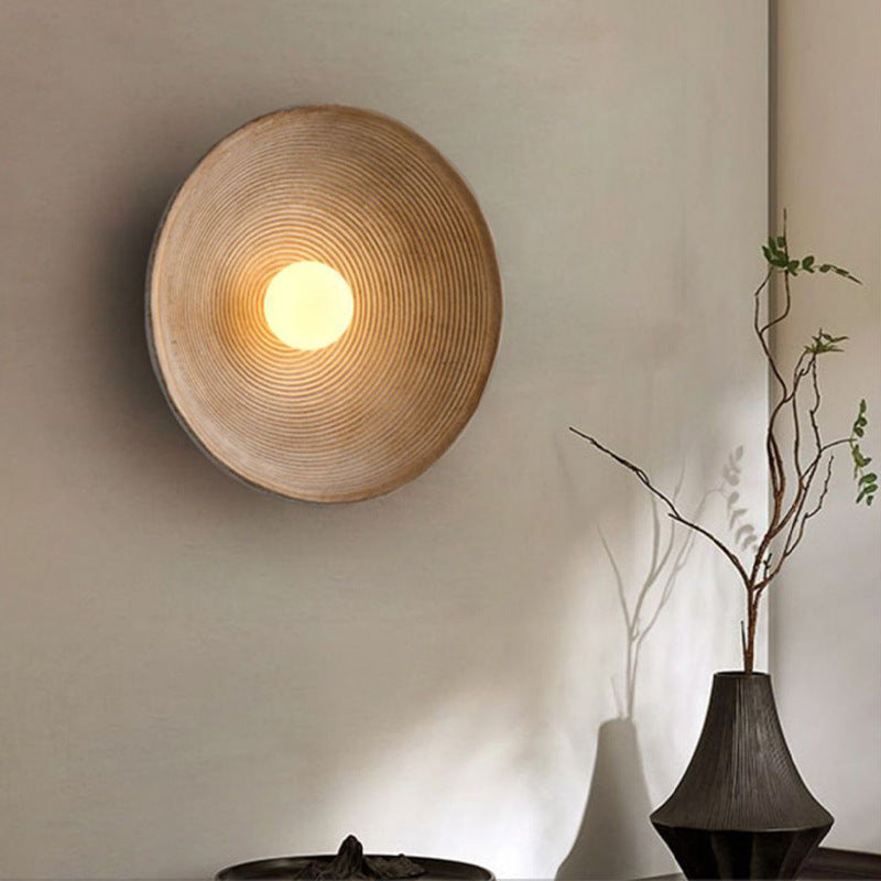 Japanisch gefertigtes Holz-Wandlicht im minimalistischen Zen-Stil | Temsk
