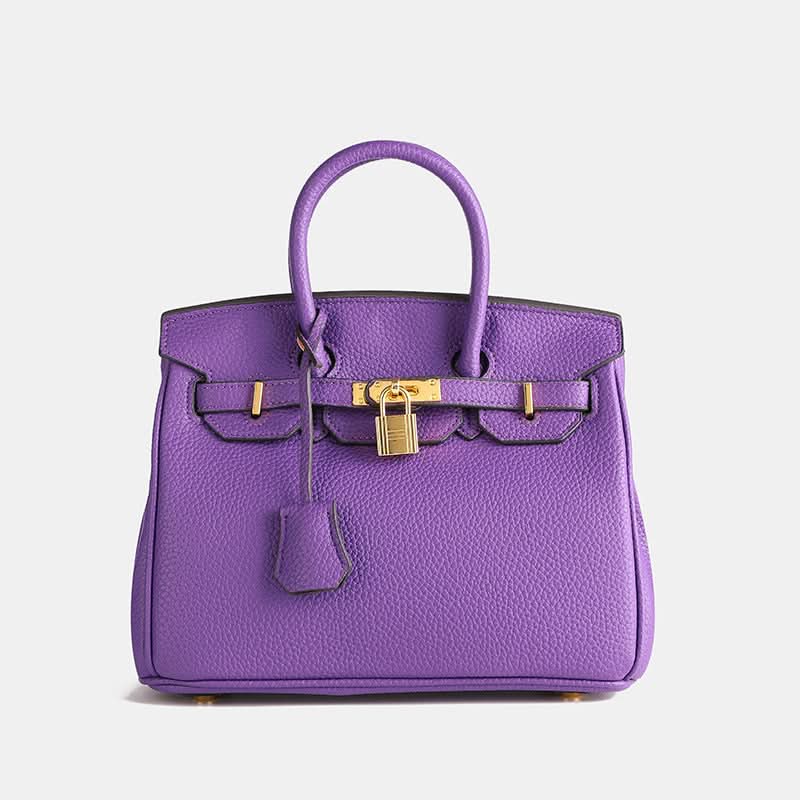 AzureAura Leather Handbag Premium Cowhide And All Occasion Style | Temsk