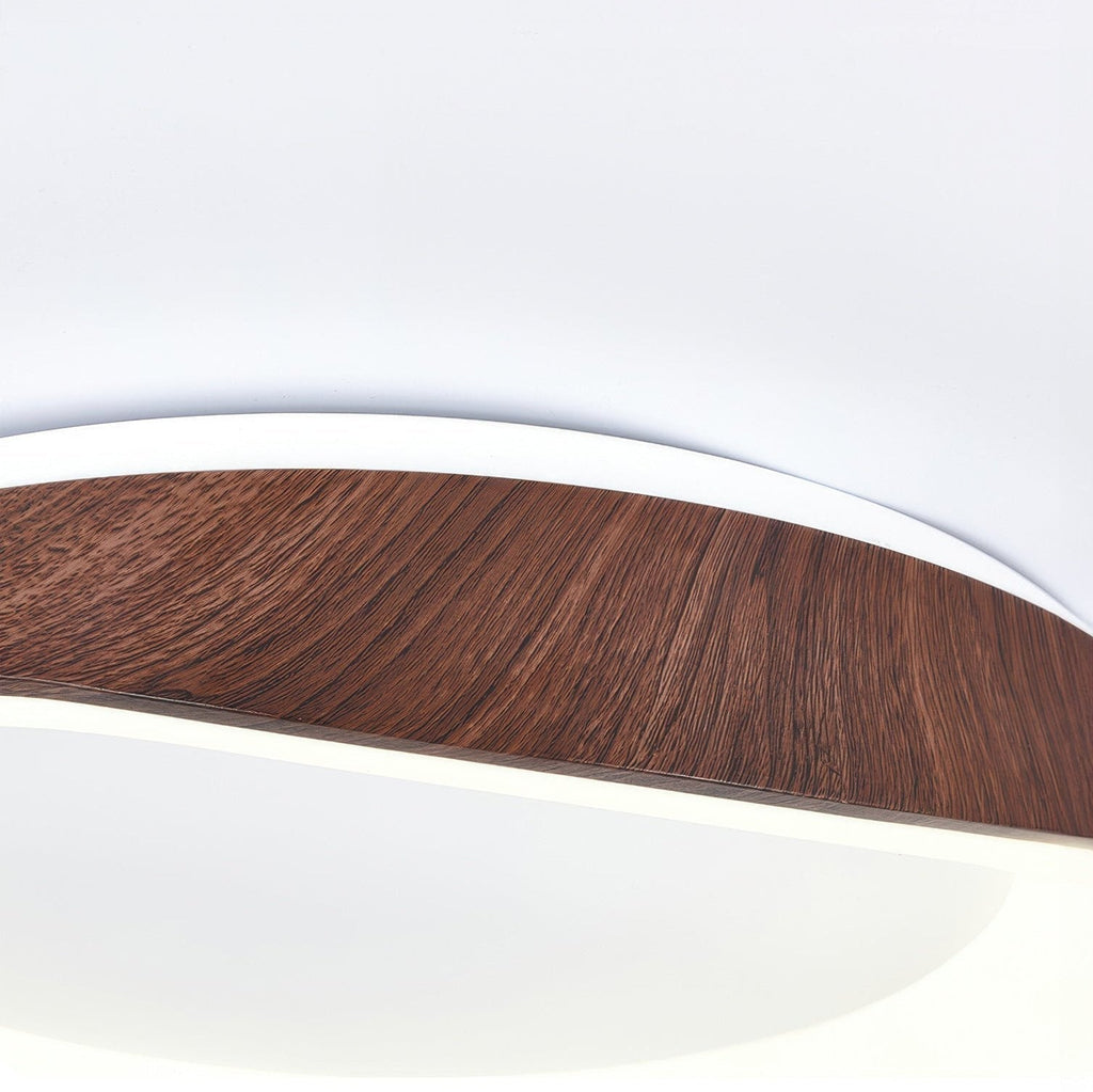 Wood Look Scandinavian LED Ceiling Light For Living Room And Bedroom | Temsk