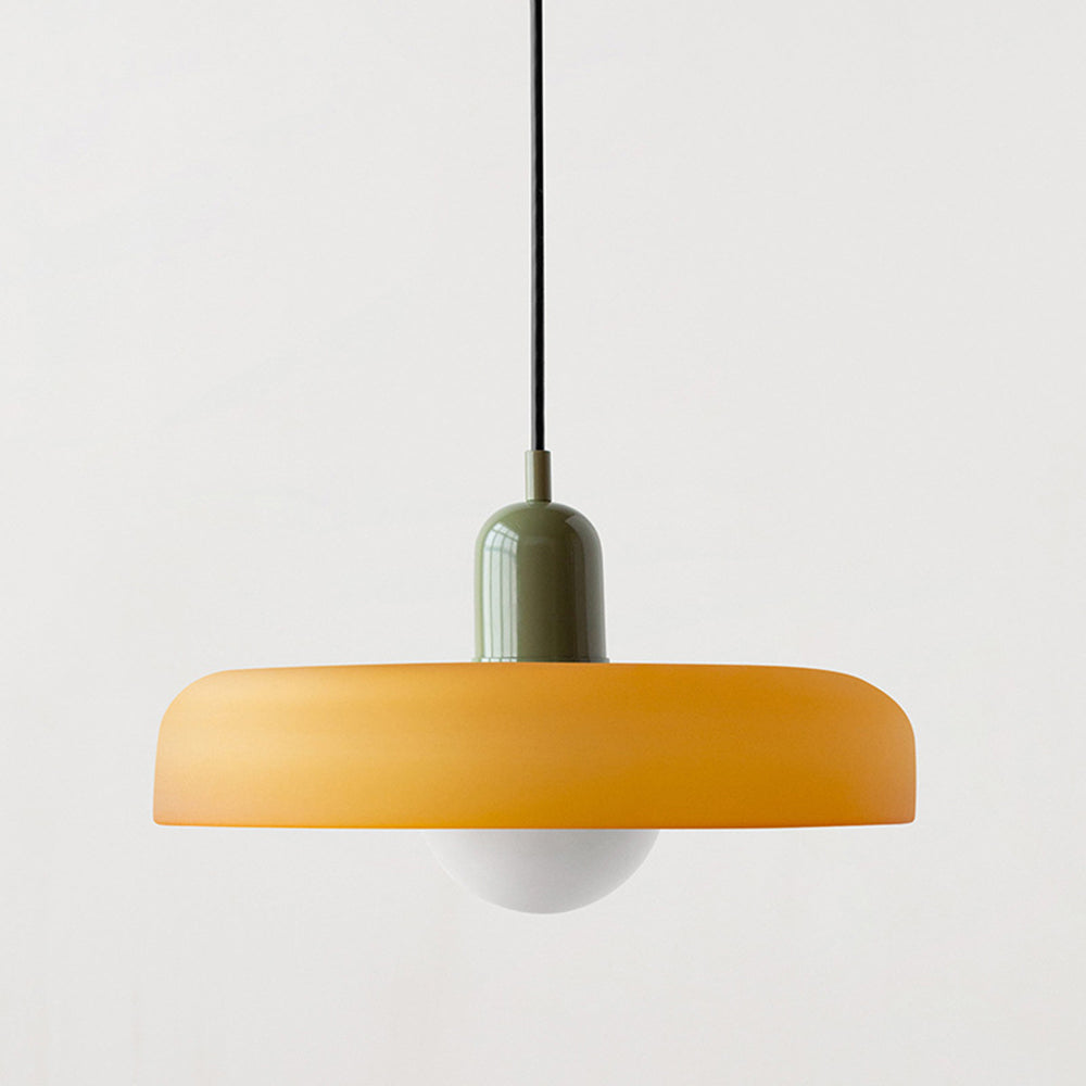 Nordische Pendelleuchte mit Retro-Glas-Look für bunte moderne Räume | Temsk