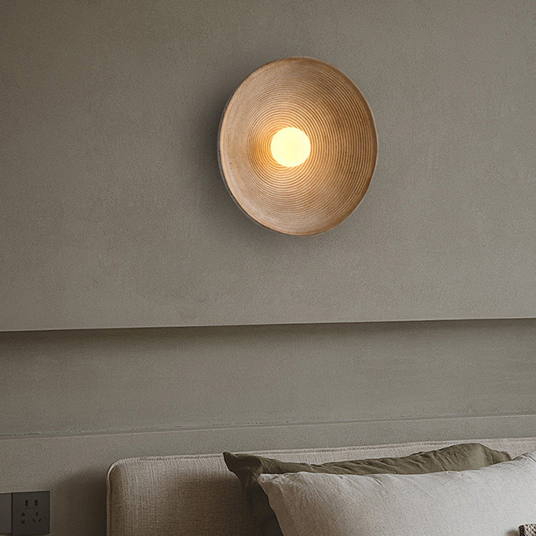 Japanisch gefertigtes Holz-Wandlicht im minimalistischen Zen-Stil | Temsk
