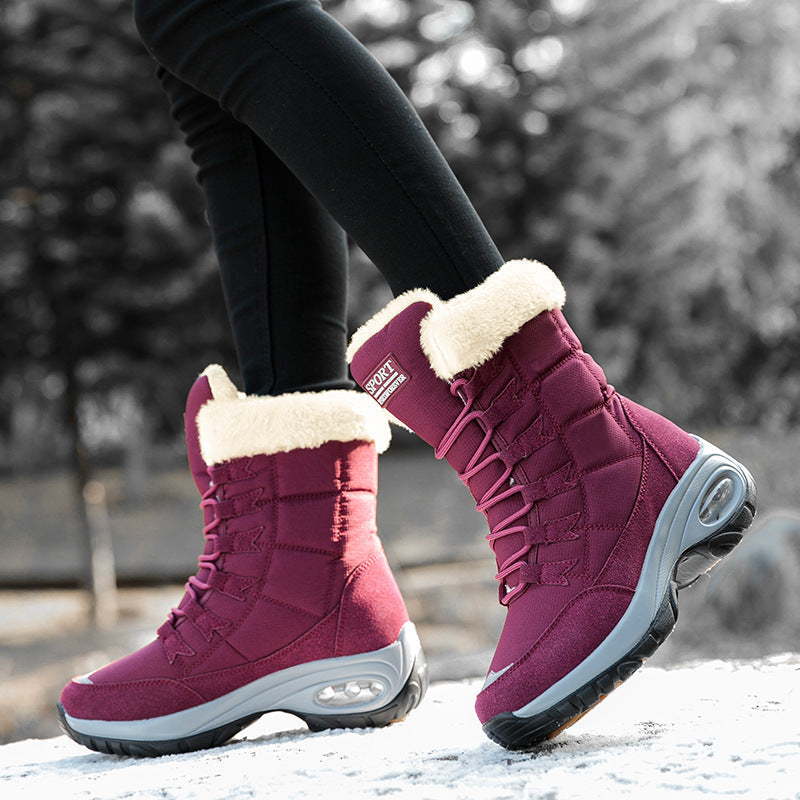 Temsk Warmers - Fleece Lined & Non-Slip Winter Boots for Pain Free Walking