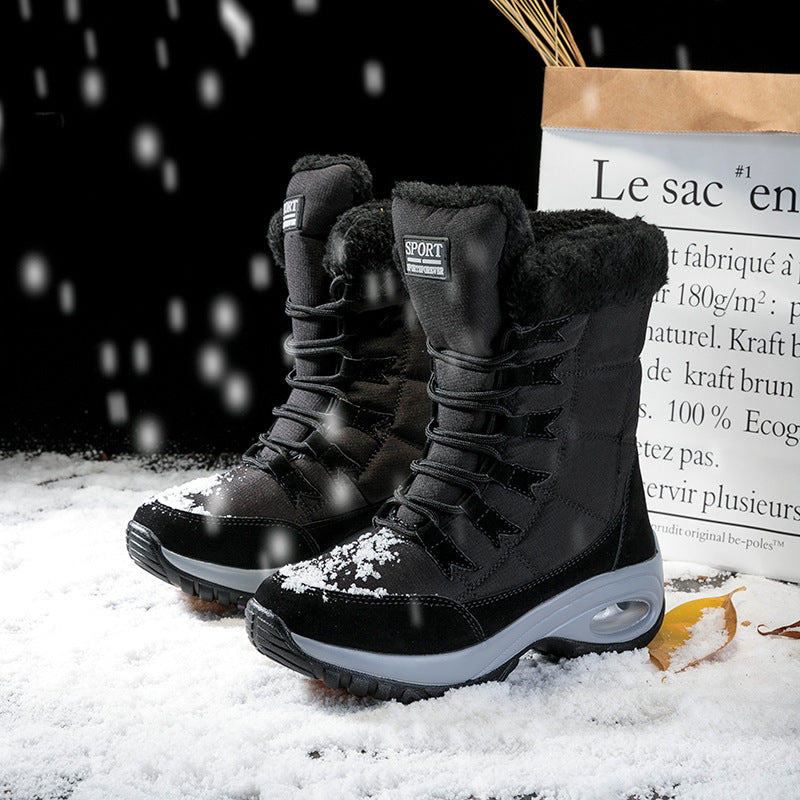 Temsk Warmers - Fleece Lined & Non-Slip Winter Boots for Pain Free Walking