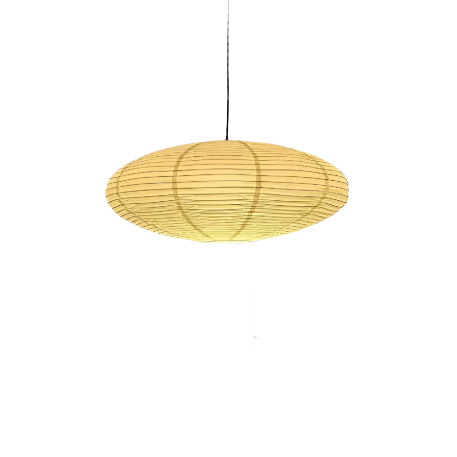 Mulberry papir Japandi loftslampe med geometrisk hvid LED 50/60 cm | Temsk