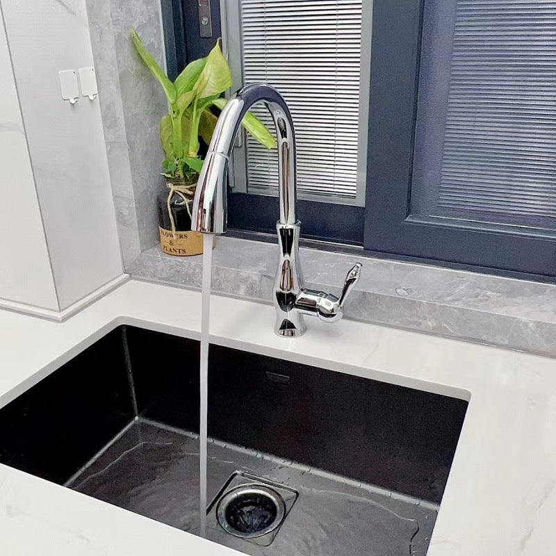 Metall-Ausziehbarer Küchenwasserhahn für einfaches Spülen und Befüllen | Temsk
