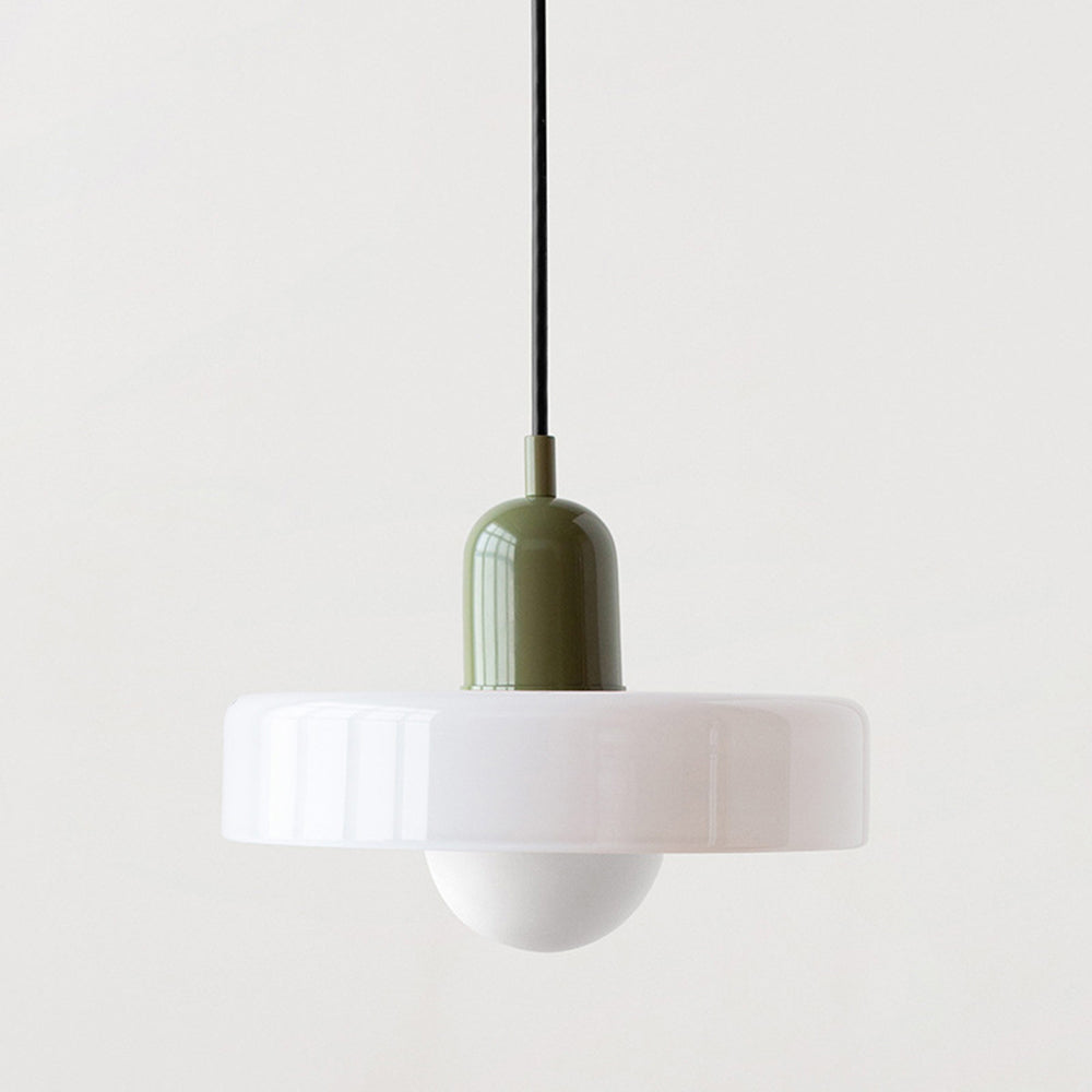 Nordische Pendelleuchte mit Retro-Glas-Look für bunte moderne Räume | Temsk