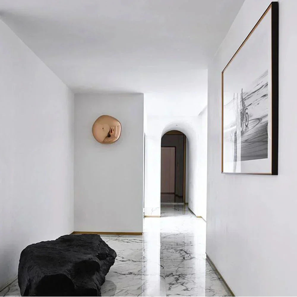 Molten Acrylic Wall Light Sconce With Glacier-Inspired Shade | Temsk