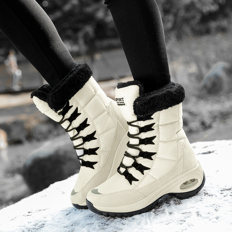 Temsk Warmers - Fleece Lined & Non-Slip Winter Boots for Pain Free Walking