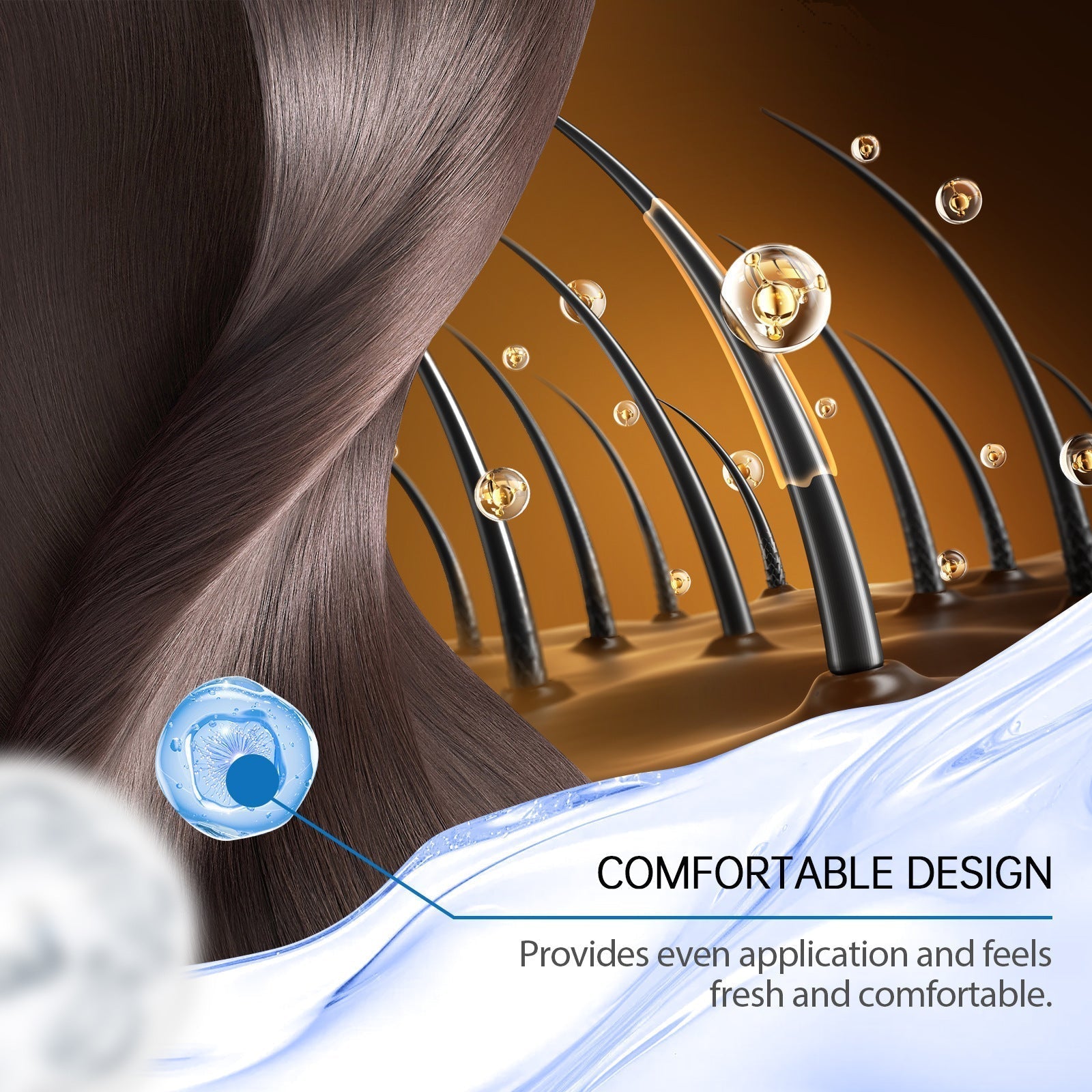 Rosmarin-infundiertes Roll-On-Serum für volleres Haarwachstum | Temsk