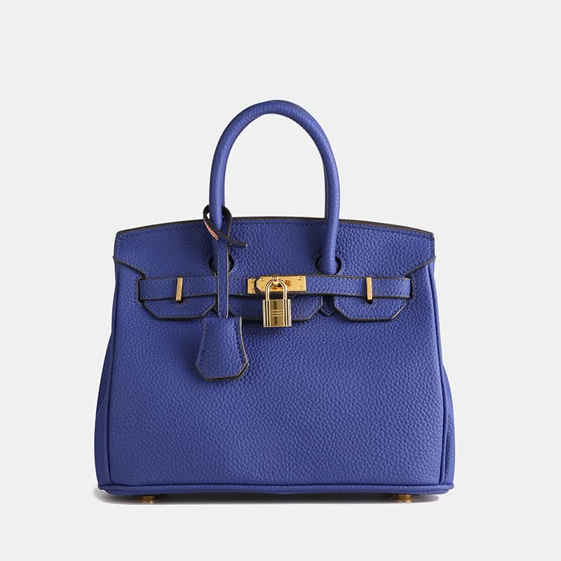 AzureAura Leather Handbag Premium Cowhide And All Occasion Style | Temsk