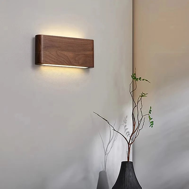ArborLum Modern Wooden Wall Lamp With Three Color Modes | Temsk