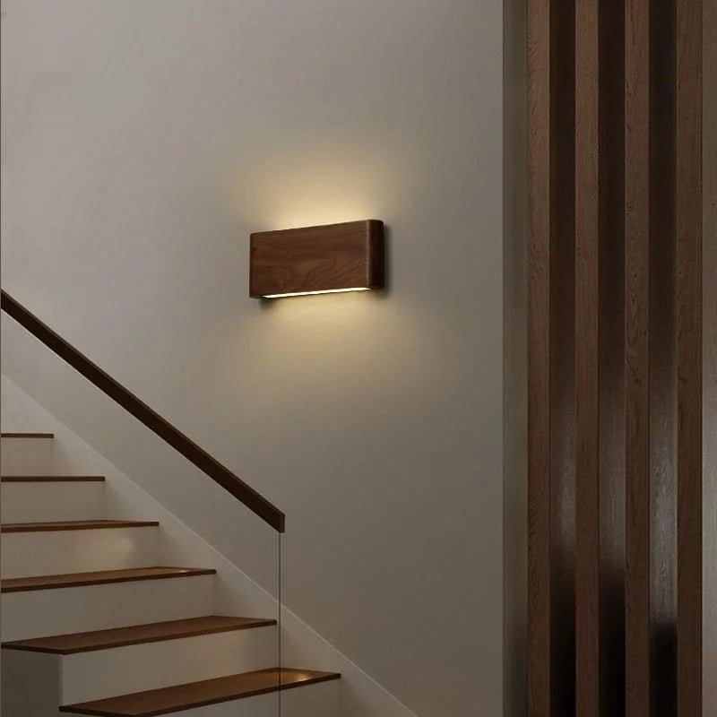 ArborLum Modern Wooden Wall Lamp With Three Color Modes | Temsk