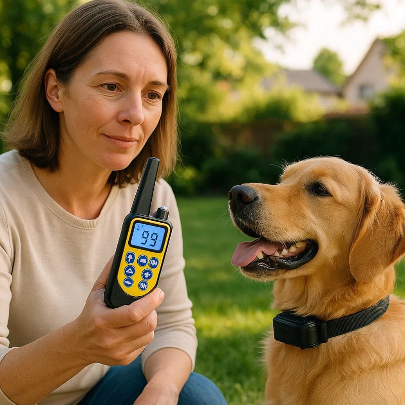 AquaPulse Waterproof Dog Training Collar With Remote Control | Temsk