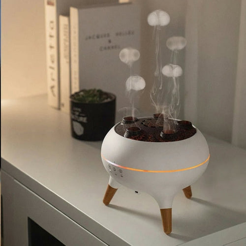 AquaGlide Humidificador Medusa e Difusor de Aroma, Controlado por Comando | Temsk