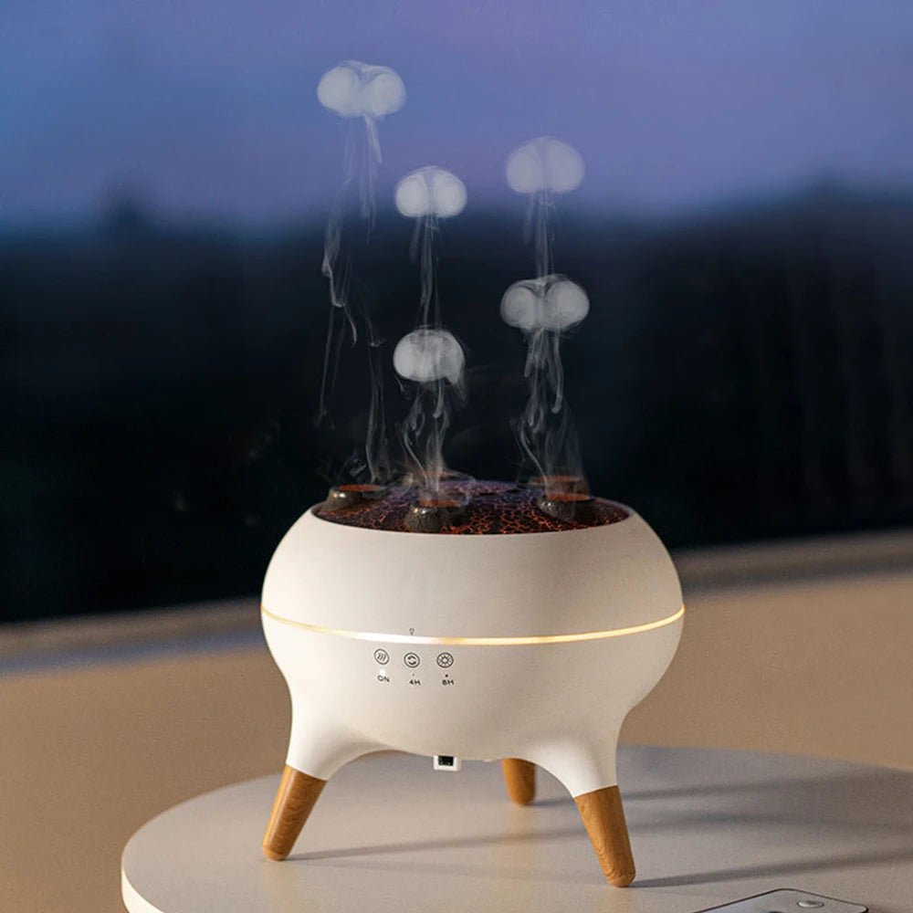 AquaGlide Jellyfish Humidifier And Aroma Diffuser, Remote Controlled | Temsk