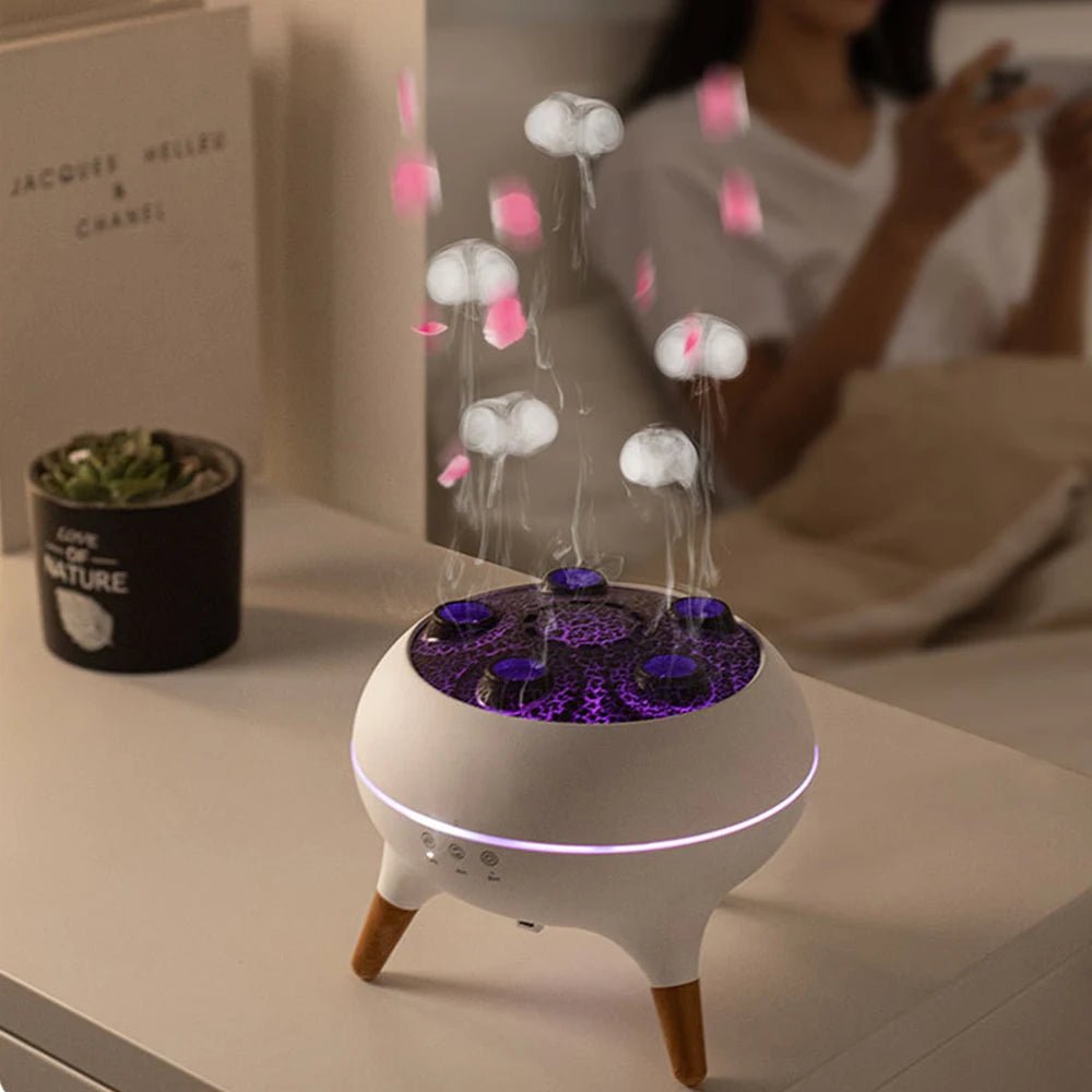 AquaGlide Jellyfish Humidifier And Aroma Diffuser, Remote Controlled | Temsk