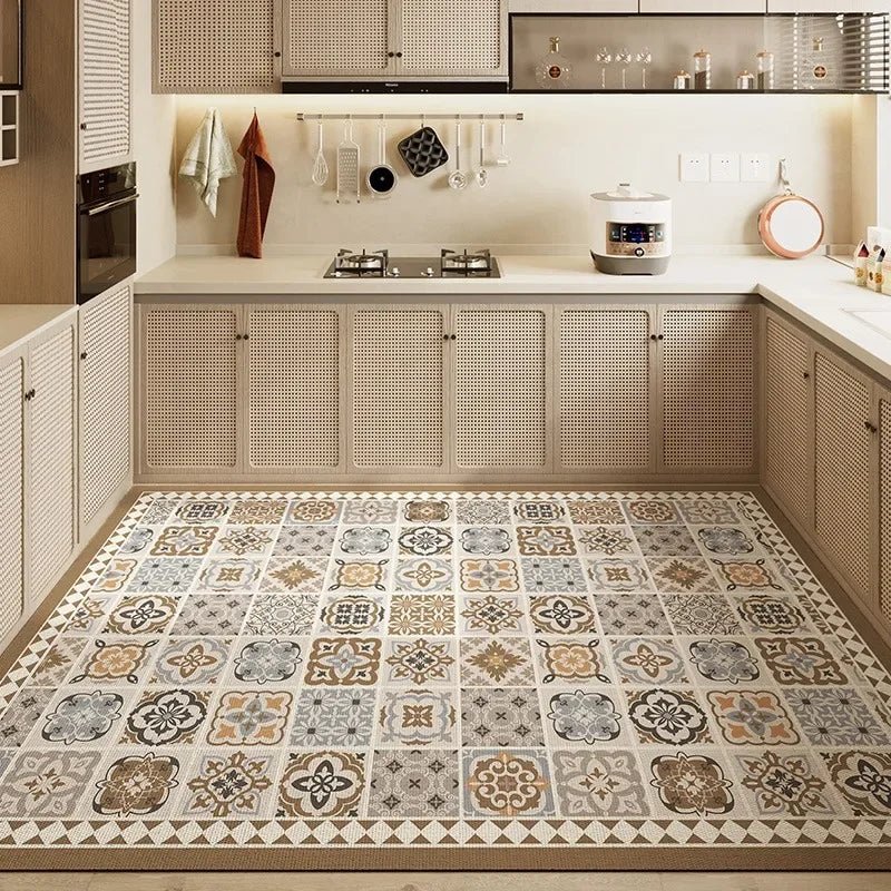 NovaGrip Pro Waterproof Non Slip PVC Kitchen Mat For Home Use | Temsk