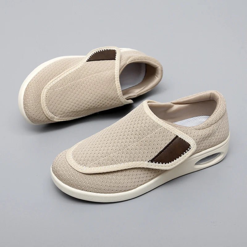 ApexStride Diabetic Walking Shoes for Wide Feet With Adjustable Orthopedic Support | Temsk