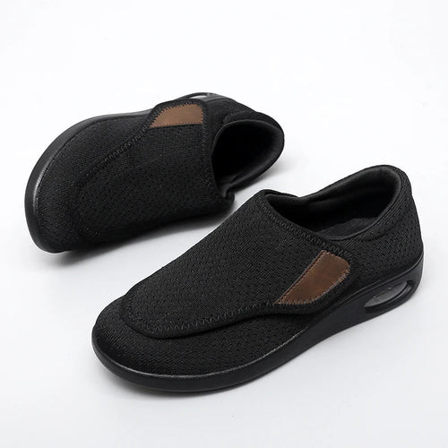 Sapatos de Caminhada Diabéticos ApexStride para Pés Largos com Suporte Ortopédico Ajustável | Temsk