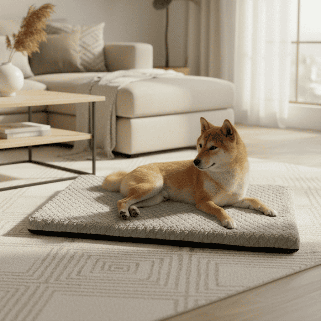 AquaFur Waterproof Orthopedic Dog Bed With Soft Removable Faux Fur | Temsk