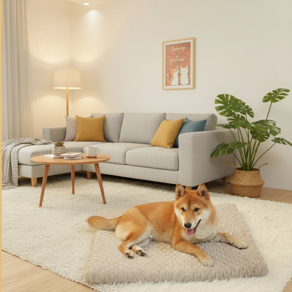 AquaFur Waterproof Orthopedic Dog Bed With Soft Removable Faux Fur | Temsk
