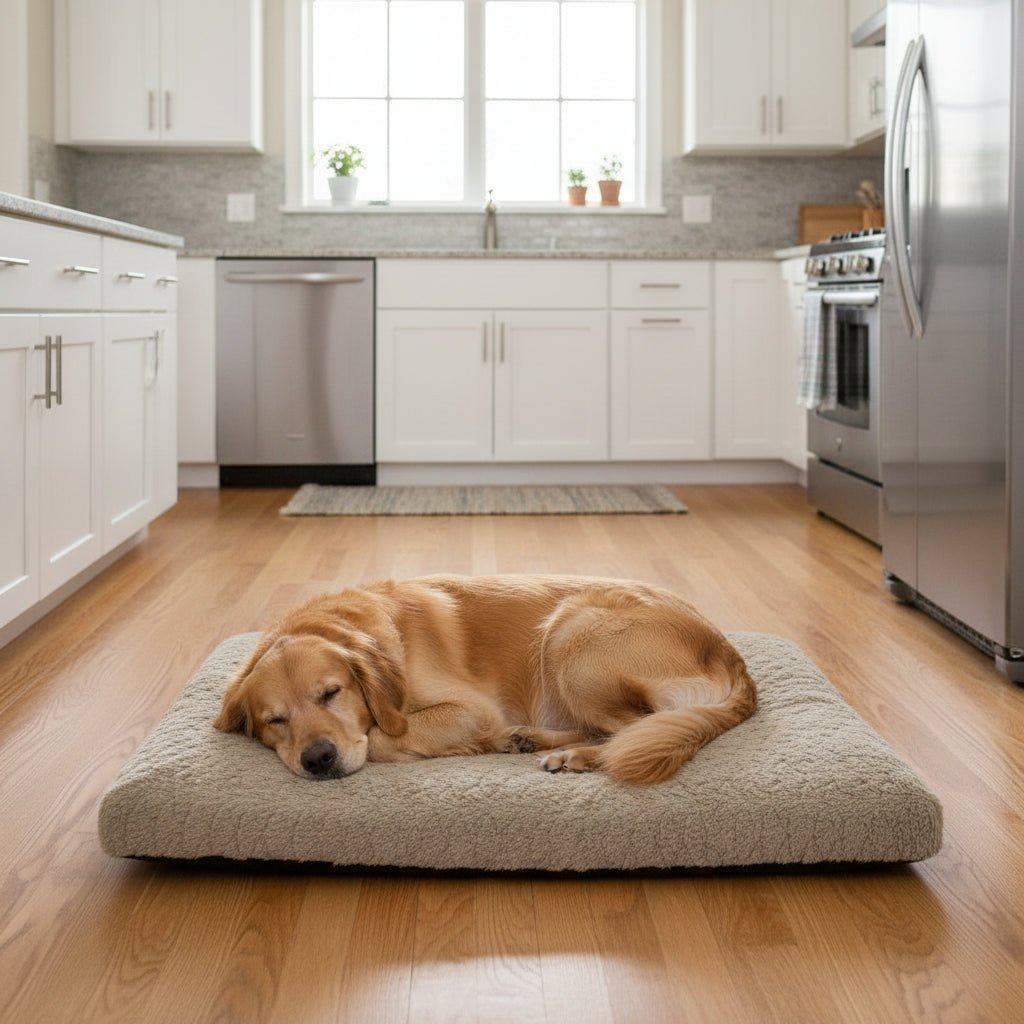 AquaFur Waterproof Orthopedic Dog Bed With Soft Removable Faux Fur | Temsk