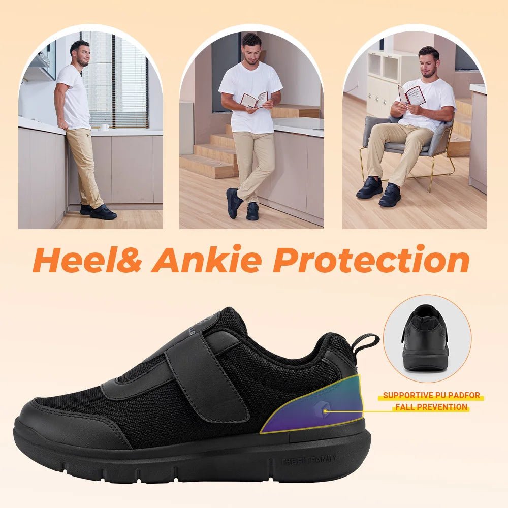 AureFlex Extra Wide Diabetic Shoes For Men With Gentle Orthopedic Comfort | Temsk