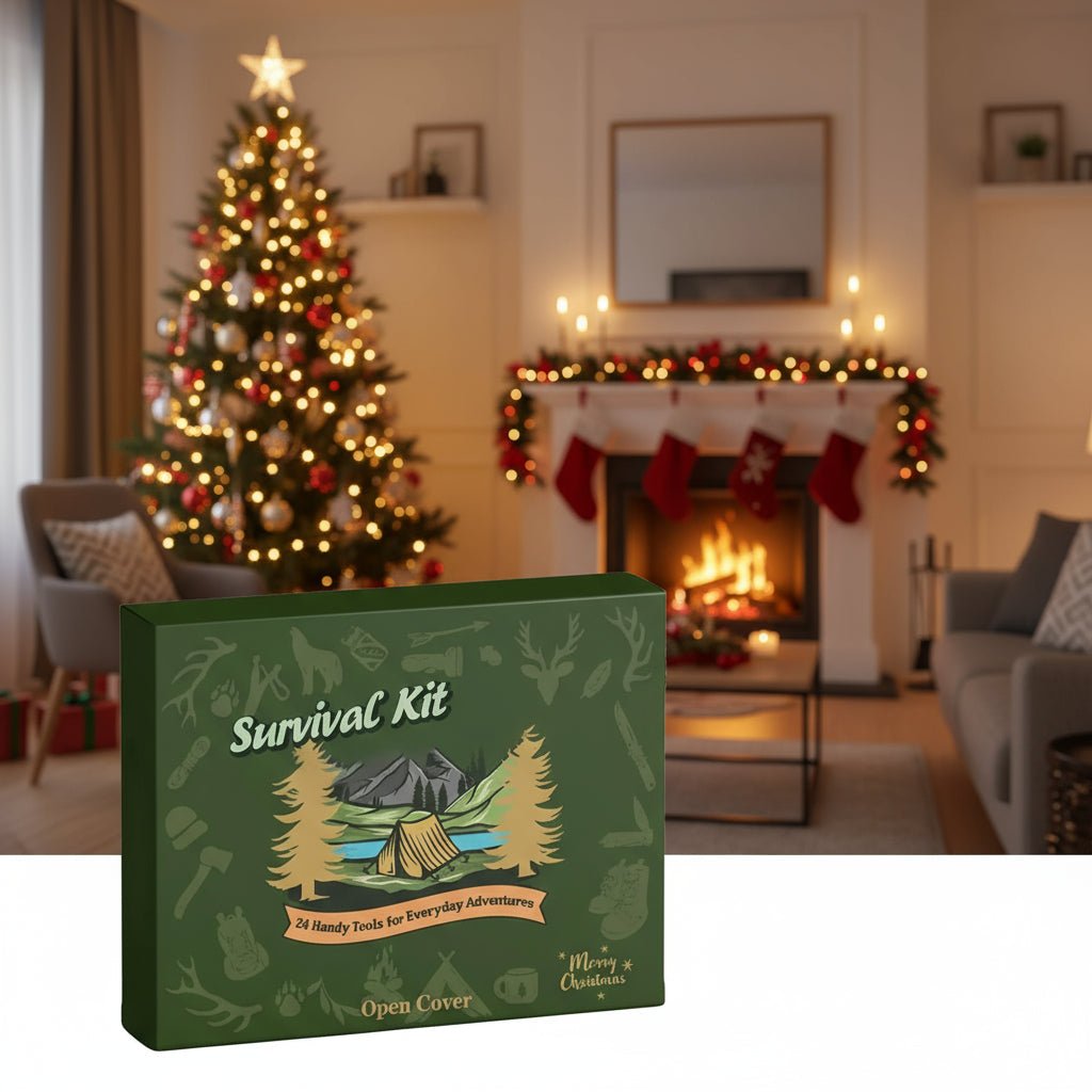 TrailForge 2025 24 Day Survival Advent Calendar With Essential Outdoor Tools | Temsk