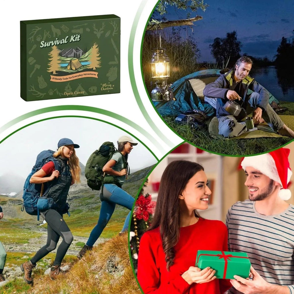 TrailForge 2025 24 Day Survival Advent Calendar With Essential Outdoor Tools | Temsk