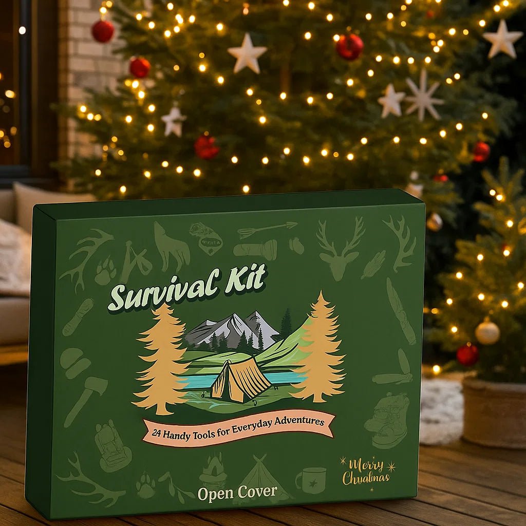 TrailForge 2025 24 Day Survival Advent Calendar With Essential Outdoor Tools | Temsk