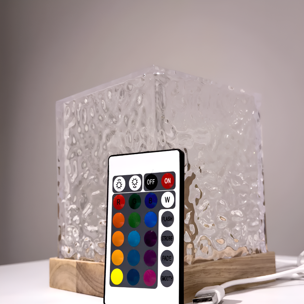 LED Color Cube Projector Lamp For Relaxing Room Ambience | Temsk