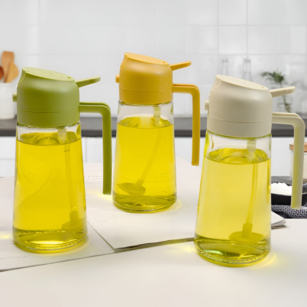 Glas-Ölspender und Sprühflasche für die Küche, nachfüllbare Sprühflasche | Temsk