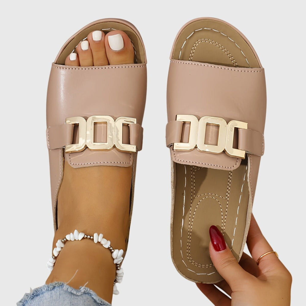 Men And Women Open-Toe Buckle Sandals With Comfortable Fit | Temsk
